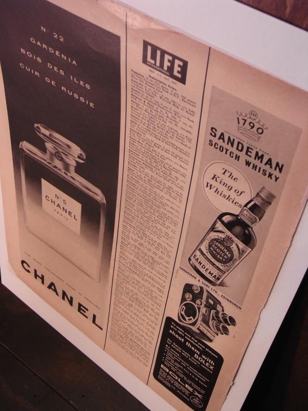 CHANEL PERFUM ADVERTISEMENT、ヴィンテージシャネル香水広告 LCC 1159(2)