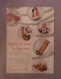 Coty perfume bottle advertisement poster