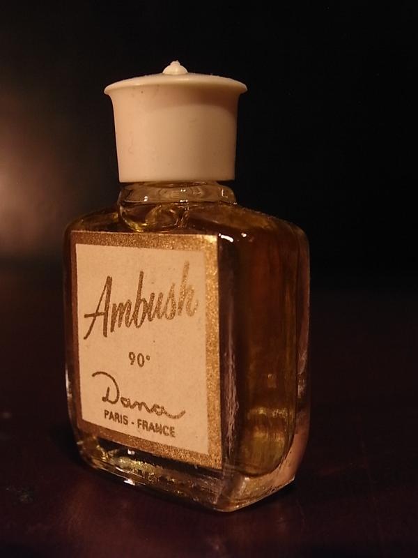 Dana/Ambush香水瓶、ミニチュア香水ボトル、ミニガラスボトル、サンプルガラス瓶　LCC 1165（1）