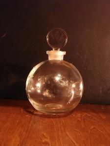 WORTH glass perfume bottle