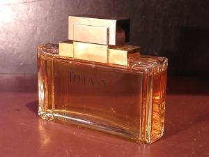 TIFFANY glass perfume bottle