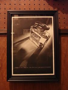 JEAN PATOU / JOY perfume bottle advertisement poster