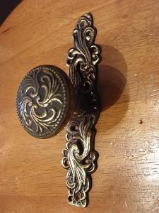 Italian brass door knob