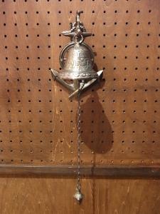 Italian brass anchor wall bell
