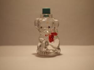 DOG glass perfume bottle