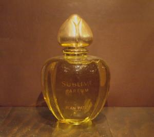 JEAN PATOU / SUBLIME glass perfume bottle