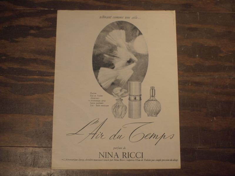 NINA RICCI / L’Air du Temps香水広告　LCC 1087（1）