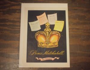 Prince Matchabelli perfume bottle advertisement poster