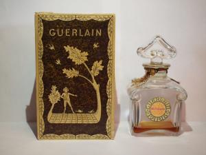 GUERLAIN / MITSOUKO glass perfume bottle & case