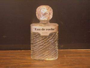 ROCHAS / Eau de roche glass perfume bottle