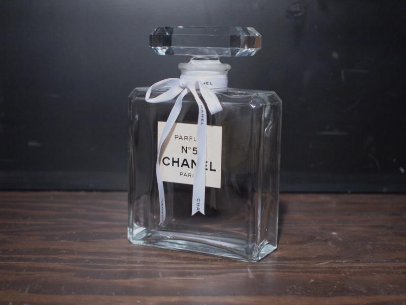 CHANEL N°5 香水瓶、香水ボトル、ガラスボトル、サンプルガラス瓶 ファクティス　ダミー　LCC 0348（2）