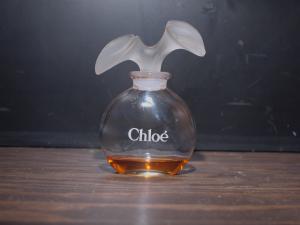 Chloe glass perfume bottle