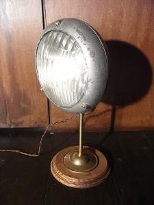 silver headlight table lamp 1灯