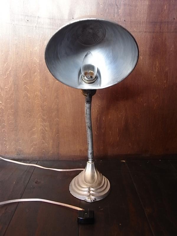 テーブルランプ　アンティーク・ヴィンテージ　LCT 0214　silver table lamp 1灯（2）