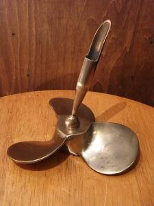 Italian brass propeller penstand