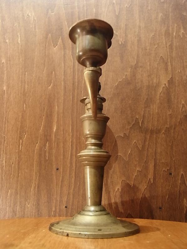 イタリア製真鍮燭台　ロウソク立て　ロウソクホルダー　LCM 6895（3）
