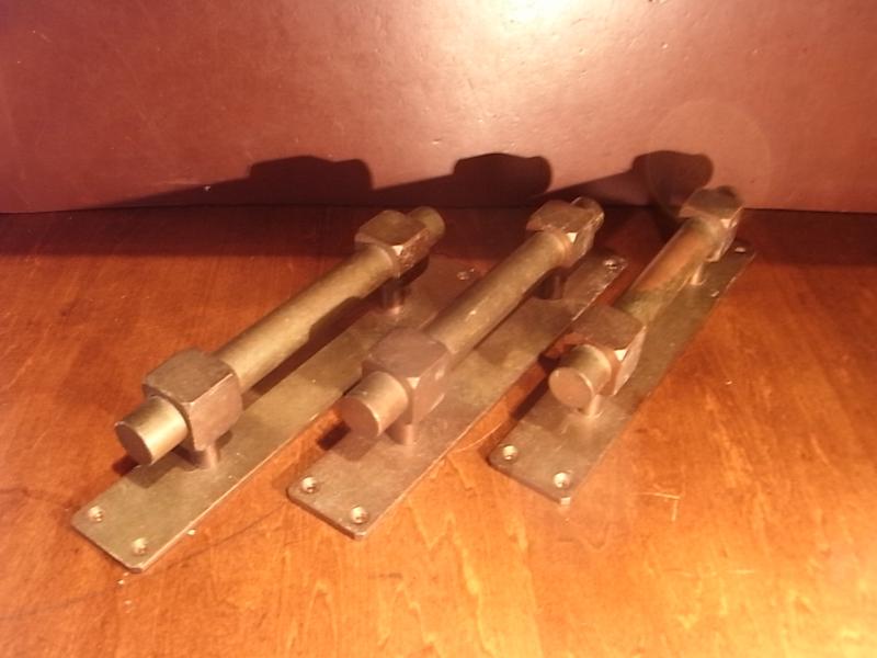 Italian brass door handle