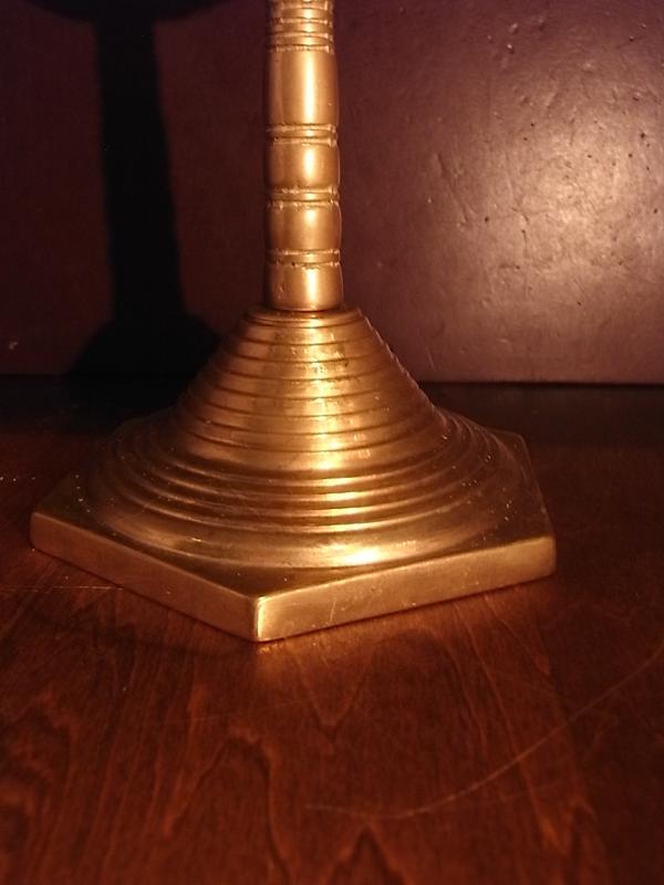 イタリア製真鍮燭台　メノラー　多灯立てキャンドルホルダー　LCM 6875（4）
