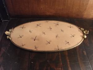 Italian brass oval tray