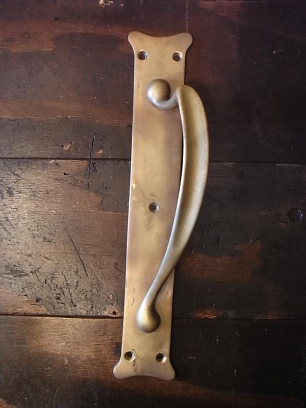 Italian brass door handle