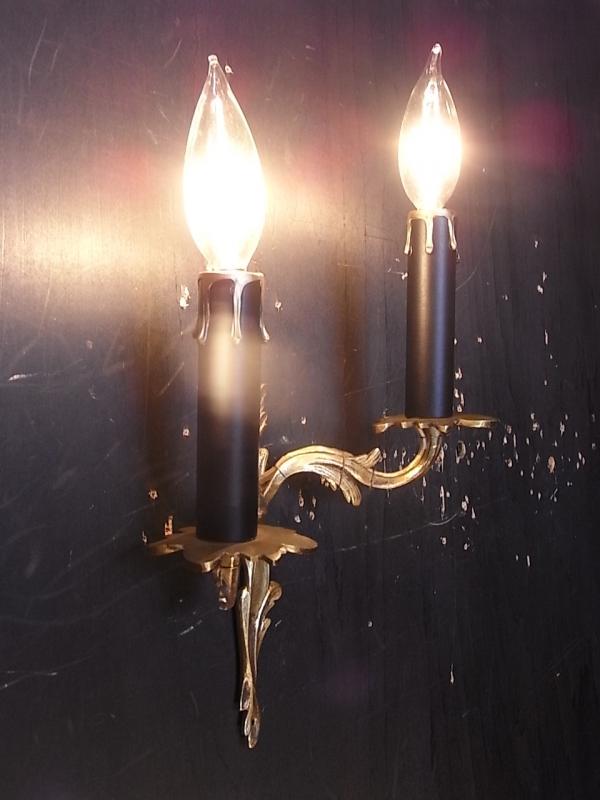 フランス製真鍮ブラケット、壁ブラケット照明、ウォールランプ、ライト　LCB 0583（4）