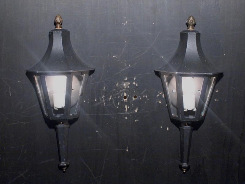 black porch lantern wall bracket 1灯＜PAIR＞