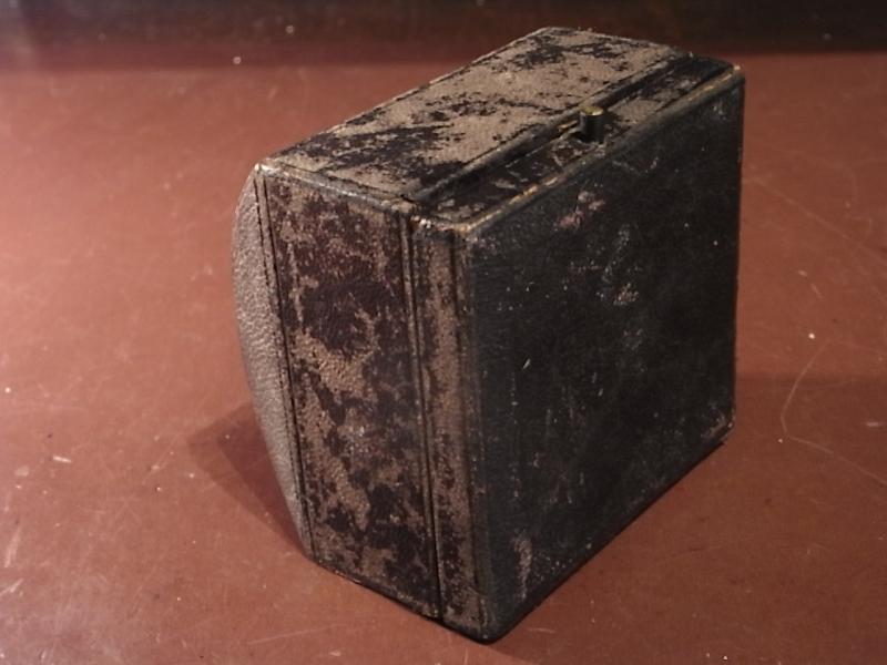 イギリス製茶系ジュエリーケース、ビンテージ宝石ケース、ブラウン宝石箱、ジュエリーディスプレイ、かわいいジュエリーケース　LCM 6916（7）