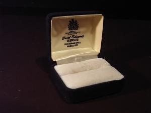 English black ring display case