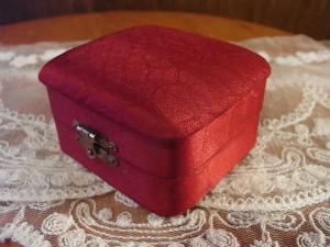 French red jewelry display case