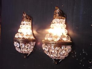 French brass pear wall bracket 1灯＜PAIR＞