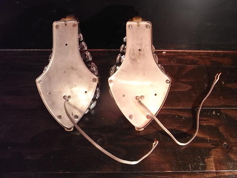 フランス製真鍮ペアーブラケット、壁ブラケット照明、ウォールランプ、ライト　LCB 0591（7）