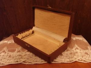 French brown jewelry display case