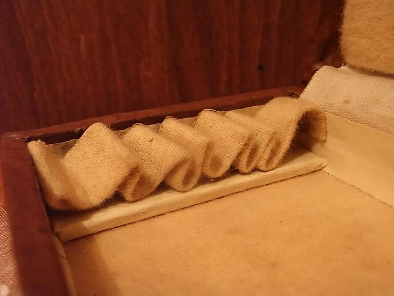 フランス製茶系ジュエリーケース、ブラウンジュエリーホルダー、アクセサリーディスプレイ、かわいい小物ケース、レトロなジュエリーケース LCM 6971(7)