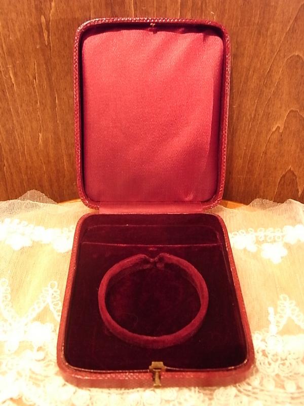 French red jewelry display case