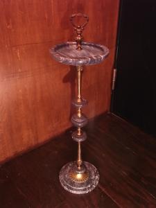 Italian marble ashtray stand