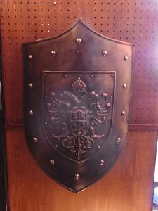 shield emblem wall ornament 