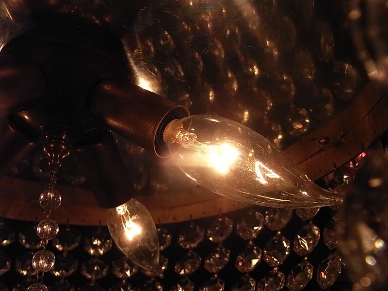 フランスドームシャンデリア通販　クリスタルドームシャンデリア　ガーランド飾り　リビング照明　BCH 0141（3）