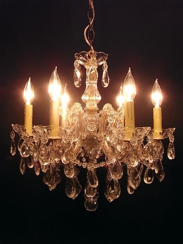 Austrian glass Maria Theresa chandelier 6灯