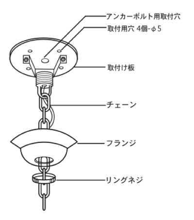 フランジカップ通販 中目黒に実店舗あり アンティークゴールド 直付 天井目隠し USP 9021 / 直付Dフランジ20kgまで(3)