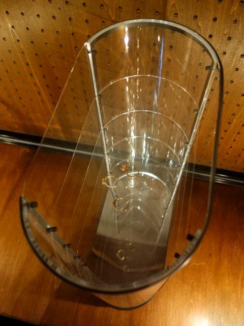 LANVINアクセサリーホルダー通販 中目黒に実店舗あり 黒アクセサリーミラートレイ アクセサリー鏡ステージ アクリルショーケース BCM 0368(5)