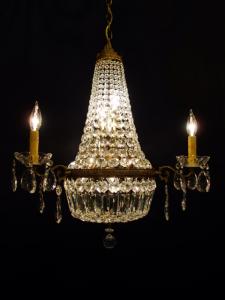 French brass pear chandelier 9灯