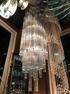 Venini Glass Chandelier Trilobo 3灯