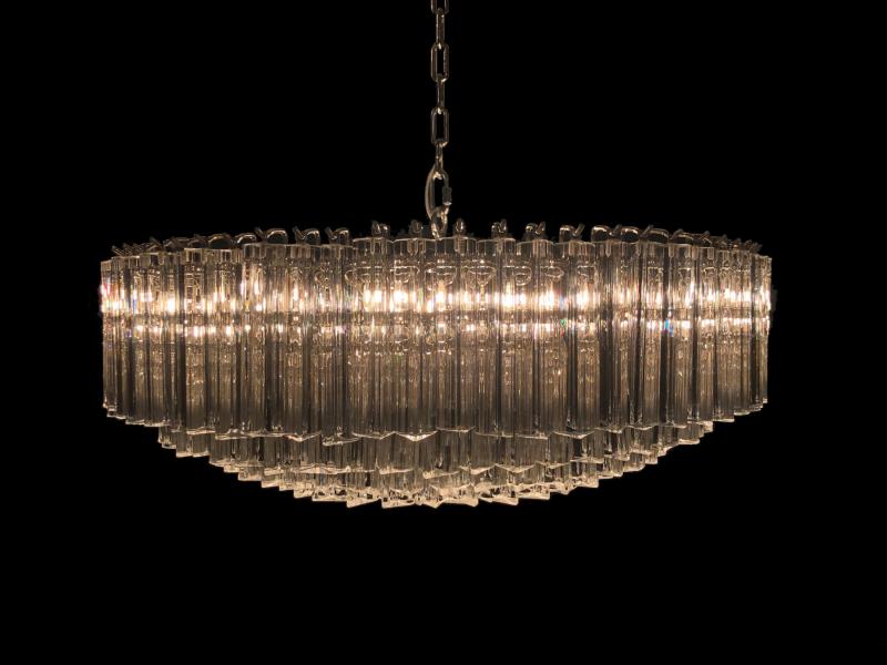 Venini Style Glass Chandelier 10灯