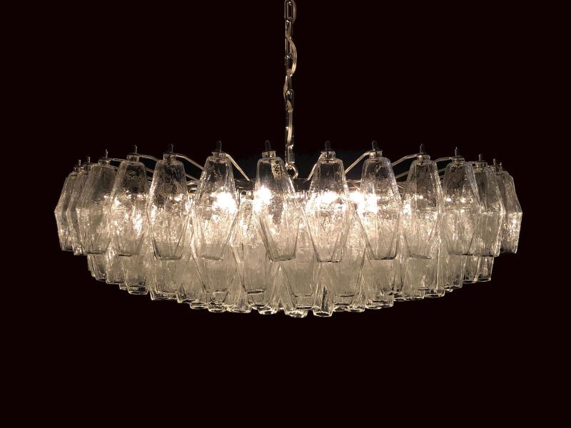 Venini Style Glass Chandelier 6灯