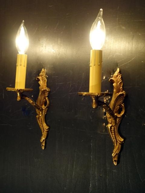 French brass wall bracket 1灯＜PAIR＞