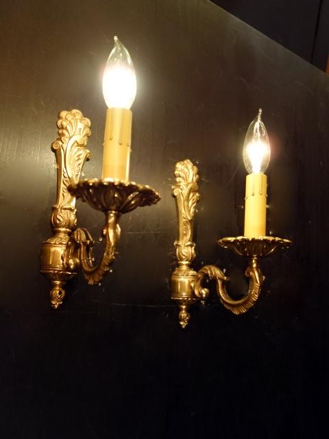 French brass wall bracket 1灯<PAIR>