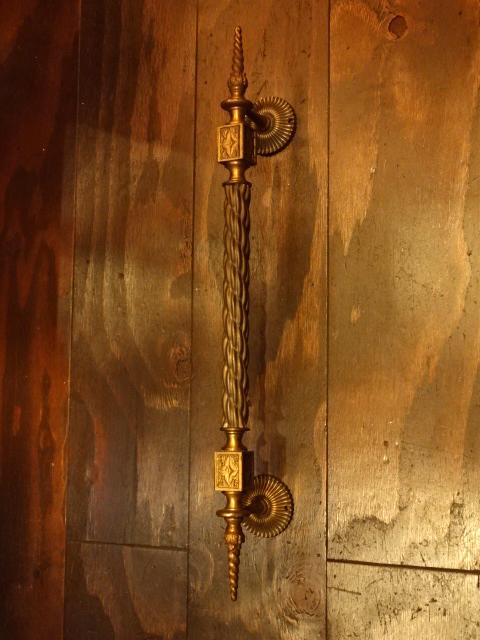 Italian brass door handle
