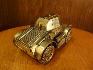brass armored car oil lighter
