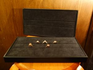 LANVIN black ring display stage