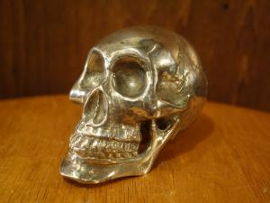 Italian silver skull